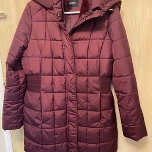 Burgundy/wine Color ladies coat